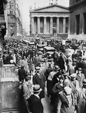 stock market crash 1929 cartoon. history: October 29, 1929